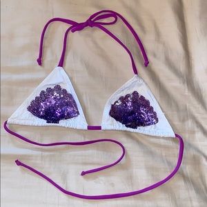 Lolli Swim Mermaid SeaShell Bikini Top size Small